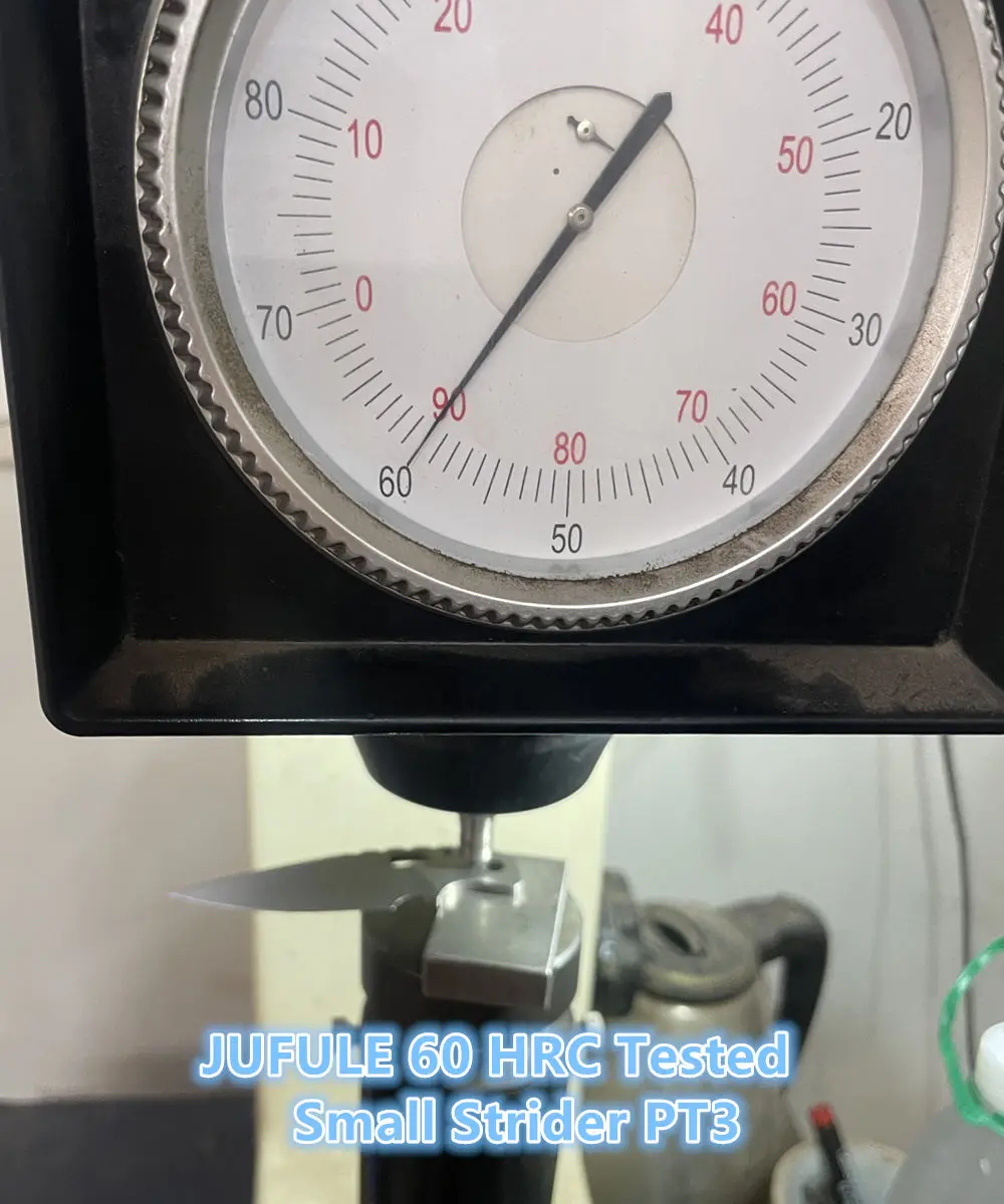 Фото Складной нож JUFULE Gen 3 PT Mick Strider PT3 Cryogenic 154CM со стальной титановой рукоятью и медной шайбой, для кемпинга, активного отдыха, EDC-инструмент №1