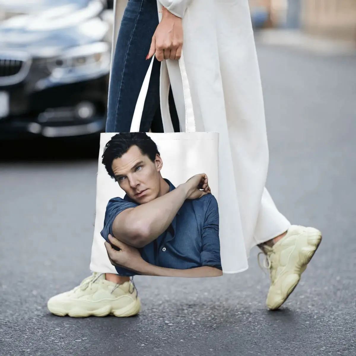 Benedict Totes Canvas Handbag Women Canvas Shopping Bag