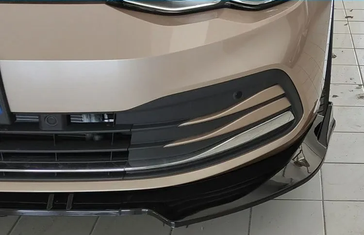 Передний бампер нижний боковой сплиттер спойлер корпус из углеродного волокна