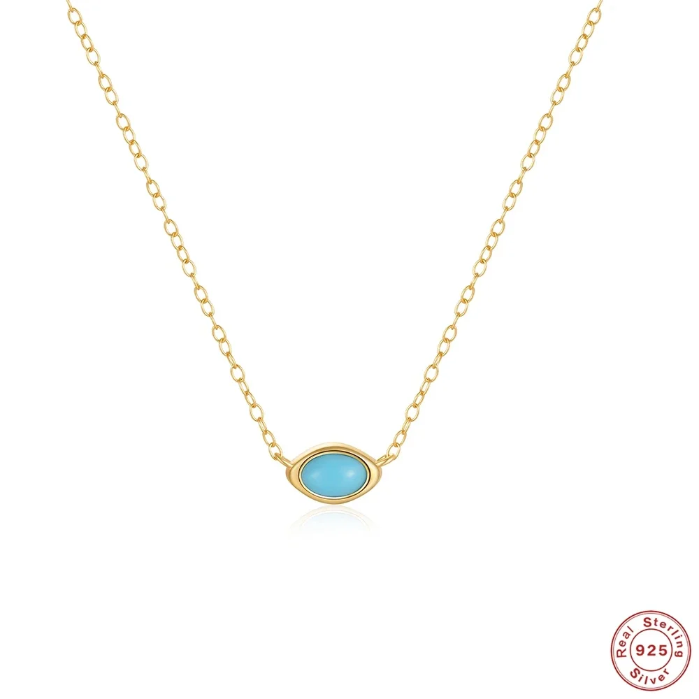 VAL бирюзовые ожерелья с подвесками для женщин роскошные темпераментные