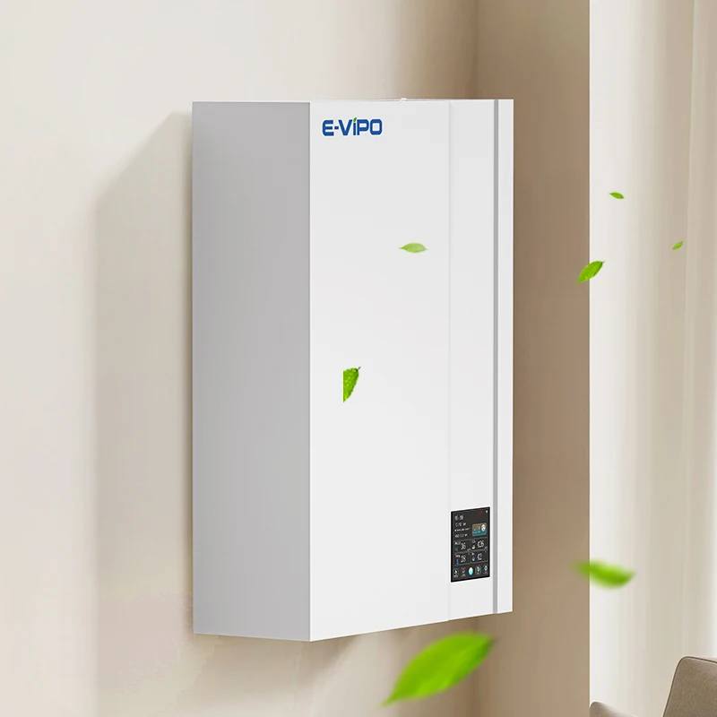 Фото Настенная система вентиляции E-VIPO с рекуперацией тепла (ERV) для подачи свежего воздуха в помещениях №4