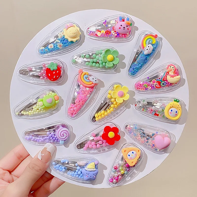 

Заколки для волос для девочек, детские заколки для волос, заколки для волос в стиле маленькой принцессы, детские заколки, 5 шт./компл.