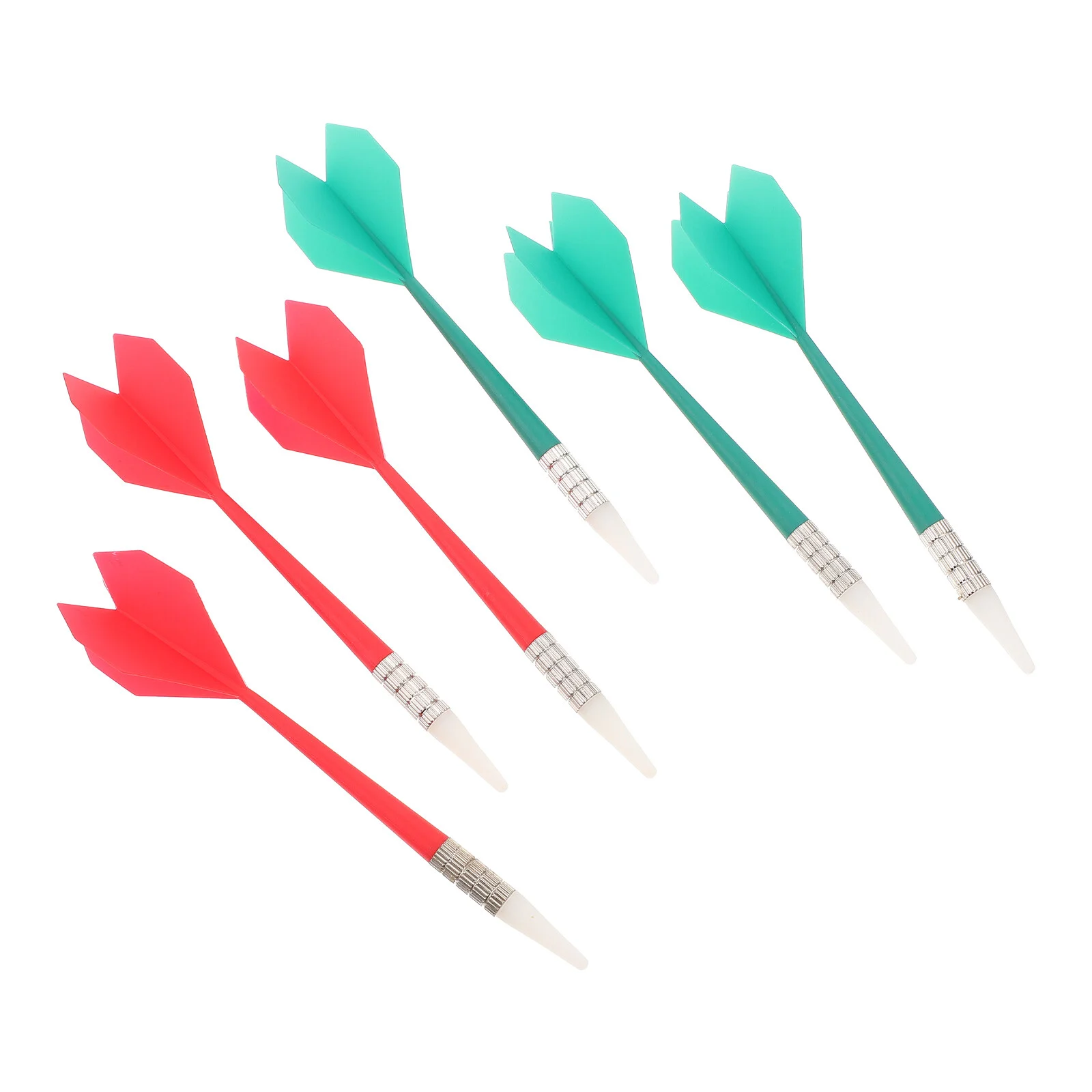 

6 PCS Checkerboard Plastic Dart Non- Shaft Flight Accessories Throwing Flights Outdoor Professional Abs Child