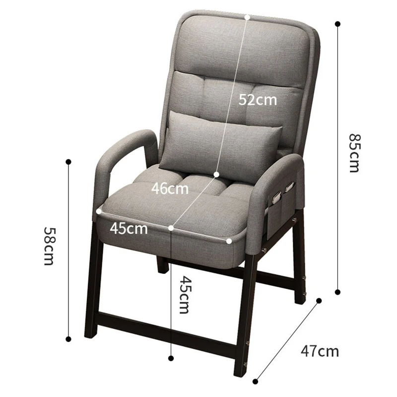 Lazy Sofa Foldable Computer Chair Lounges Armchair Desk Chair Relaxing Dressing Rooms Cadeira Gamer Sofas for Living Room images - 6