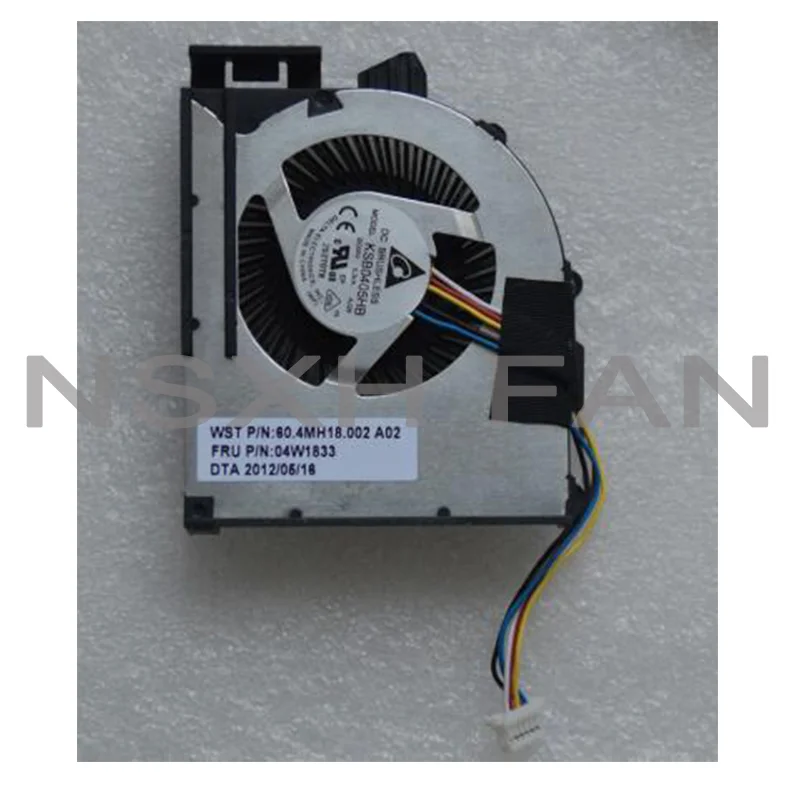Вентилятор охлаждения процессора ноутбука E420 E520 E425 E525 (отдельная видеокарта) KSB0405HB-AJ28 04w1834 60.4MH19.002 5PIN