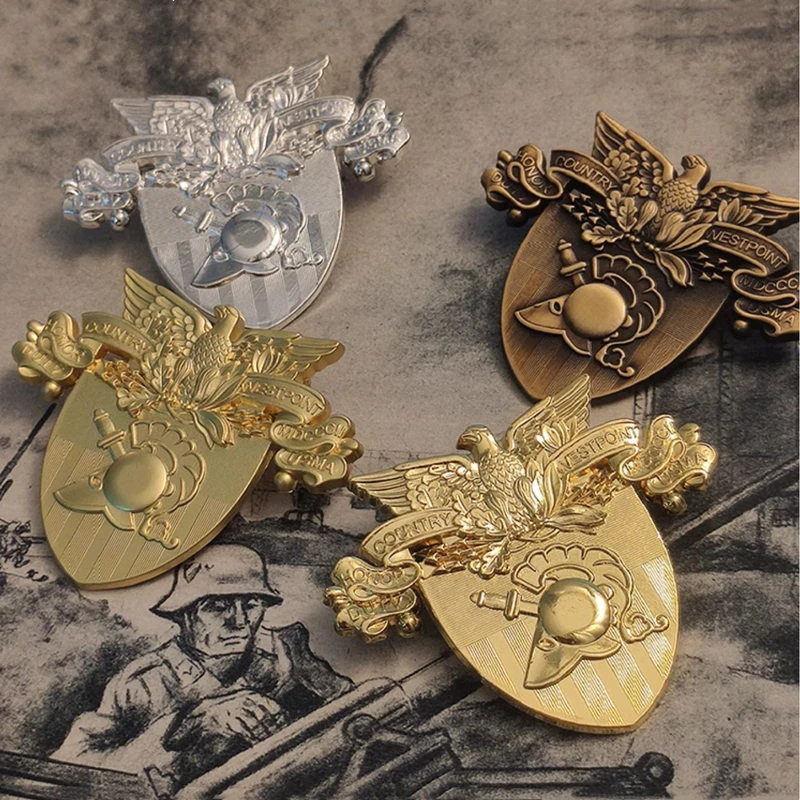 Американская медаль Westpoint Mdccci USMA Академия шлем щит заслуженный страна честь