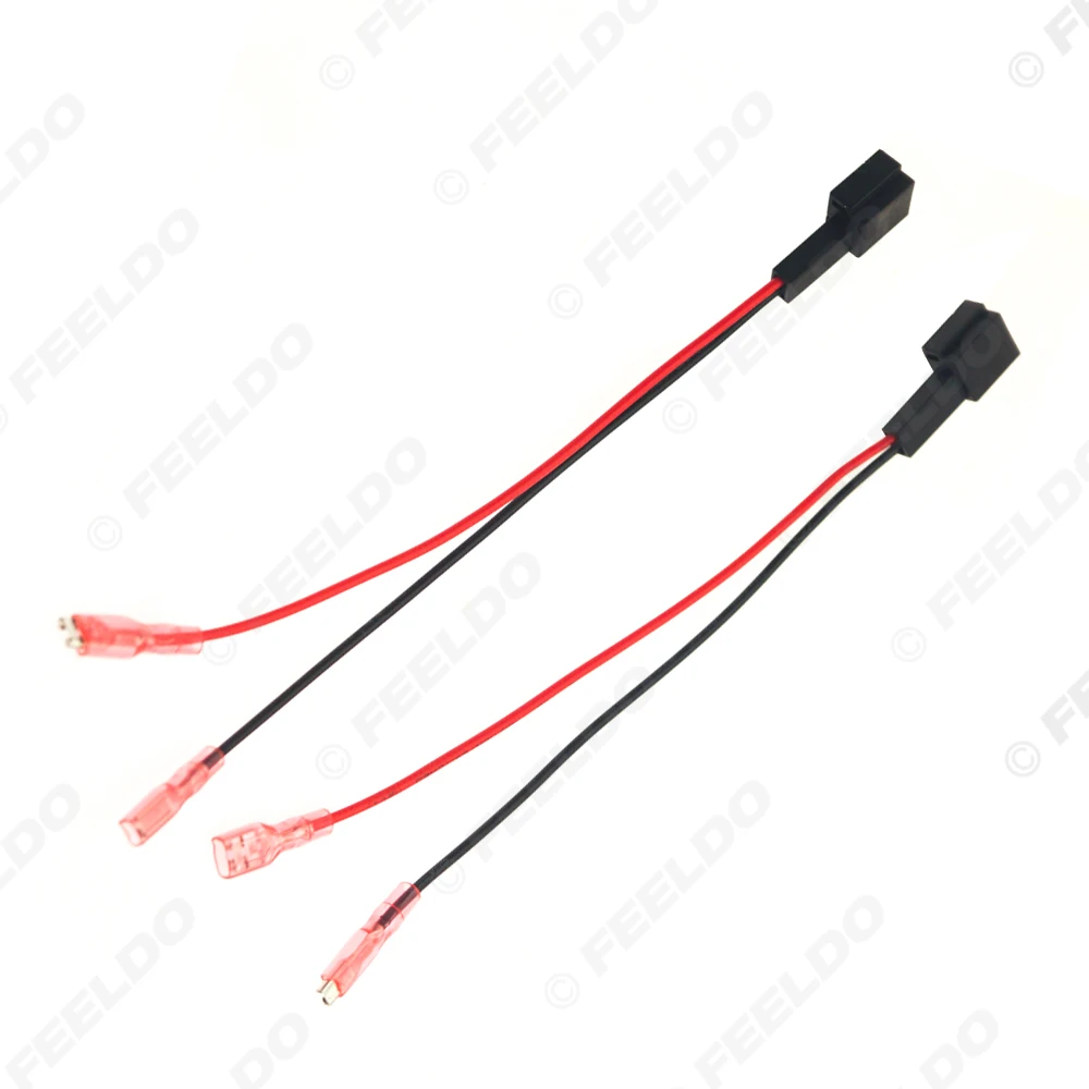 FEELDO автомобильные 2-контактные адаптеры проводки стерео динамика для Mercedes-Benz