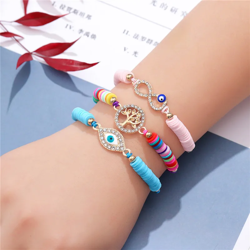 

12 шт./партия, плетеные браслеты с бусинами