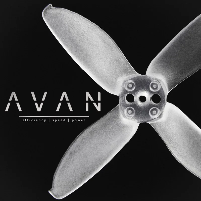 

12 пар/Лот Emax AVAN Micro 2 дюйма CW CCW 4 лопасти пропеллер реквизит для 1106 4500-6500KV мотор RC Мультикоптер запасные части
