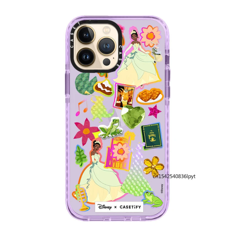 

Disney Princess Tiana All Inclusive Shockproof Phone Case for IPhone 14 13 12 11 Pro Max 14 Plus X XR XS Max Cute Cartoon Cover