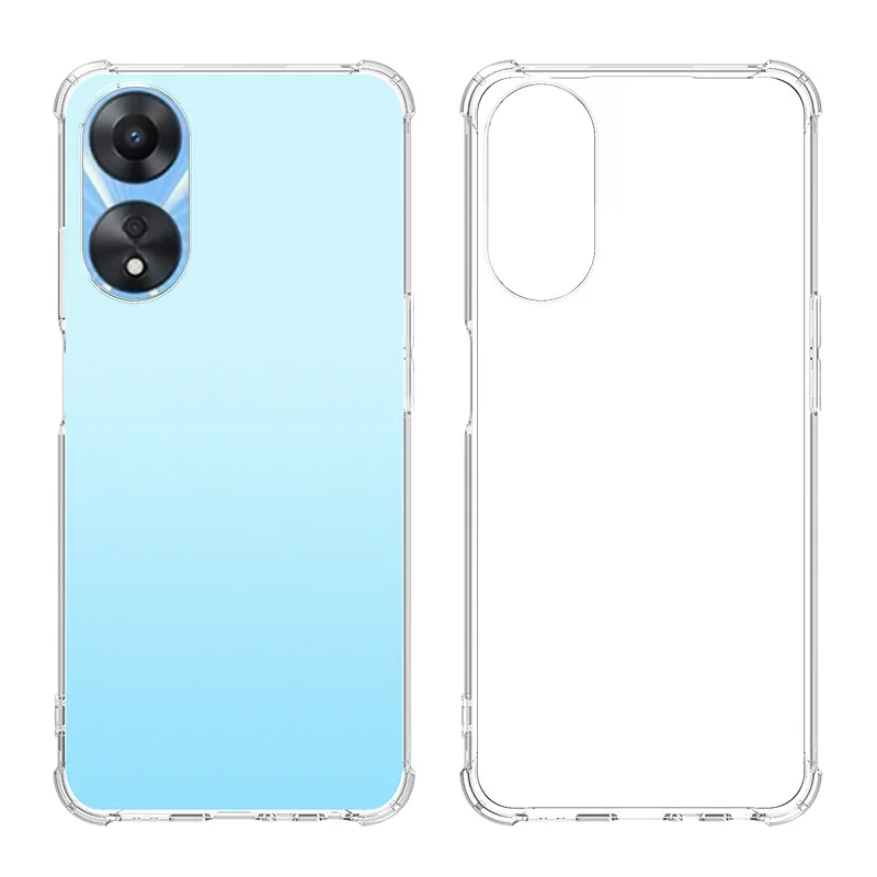 2 упаковки прозрачных противоударных чехлов для Oppo Realme 10 Pro Plus
