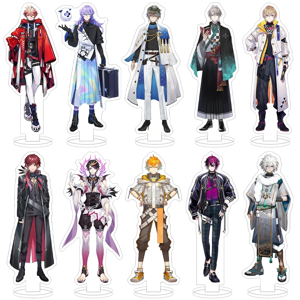 Фото VTuber NIJISANJI Leos Vincent Luis Cammy Todo Kohaku Umise Yotsuha Moira Ishigami Nozomi акриловая подставка настольный орнамент аниме игрушка №1