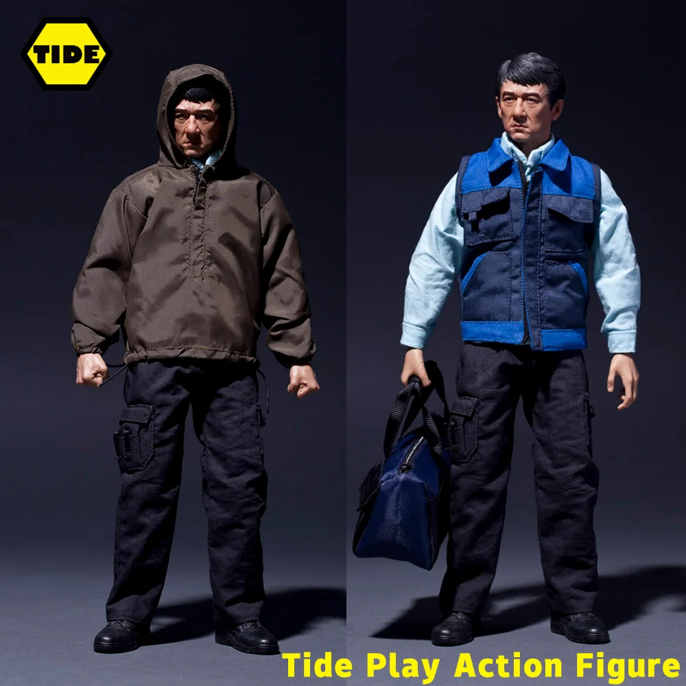 

CRAFTONE NO.013 1/6 Asia Movie Male Celebrity GOOD GUY Veterans Jackie Chan Full Set for 12" Men Soldier Action Figure Doll Toys