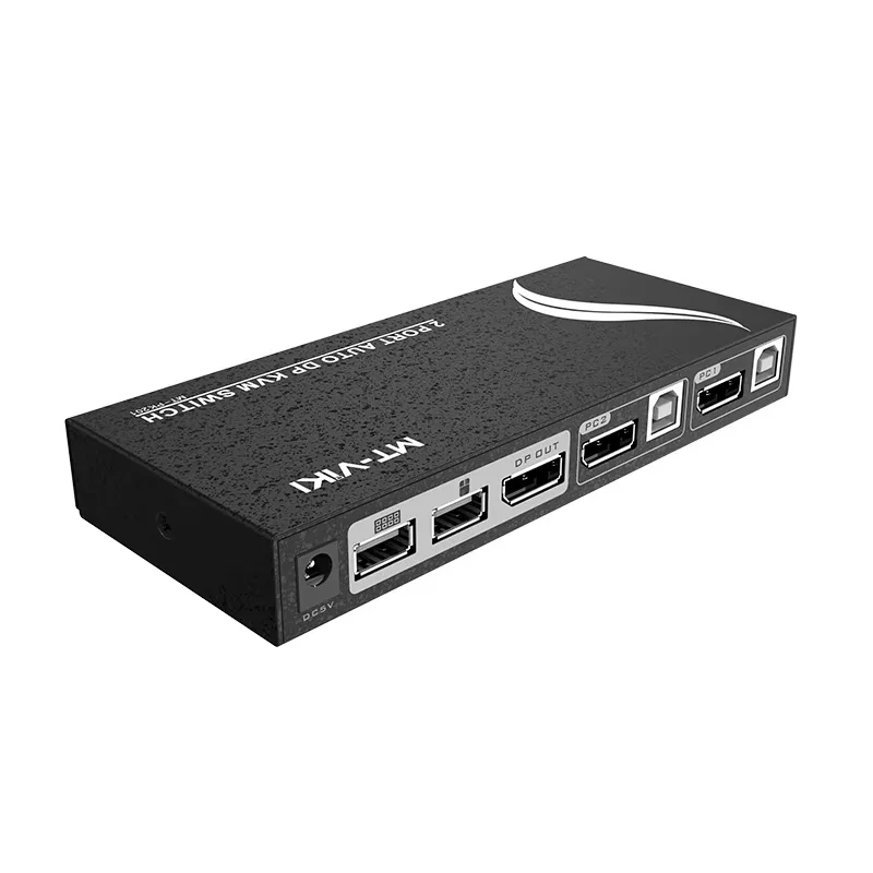 MT-VIKI 2-портовый DP kvm-переключатель, компьютер, общий дисплей, USB-мышь, клавиатура, принтер 2 в 1, выход с оригинальной линией MT-PK201 (art.: 3920cbe5bf45d) - 3920cbe5bf45d