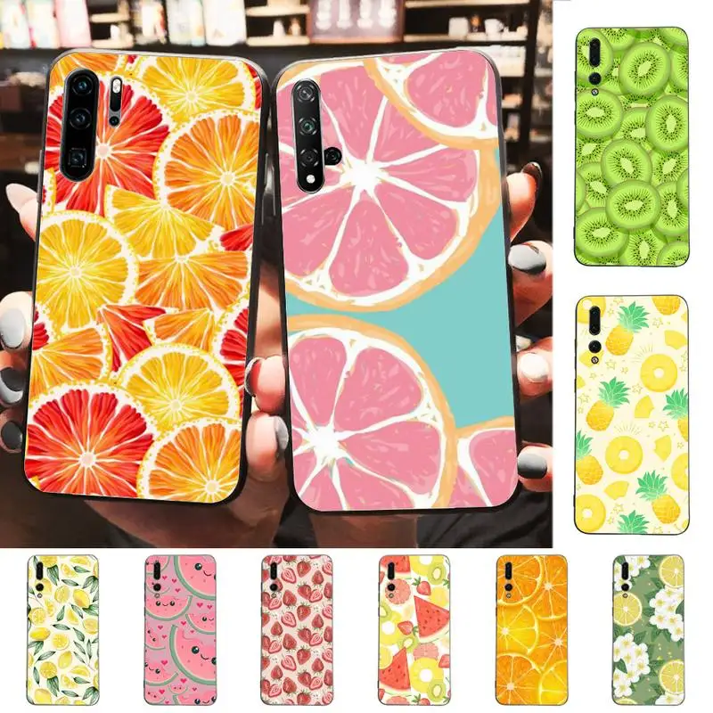 

Summer Fruit Phone Case for Huawei P30 40 20 10 8 9 lite pro plus Psmart2019