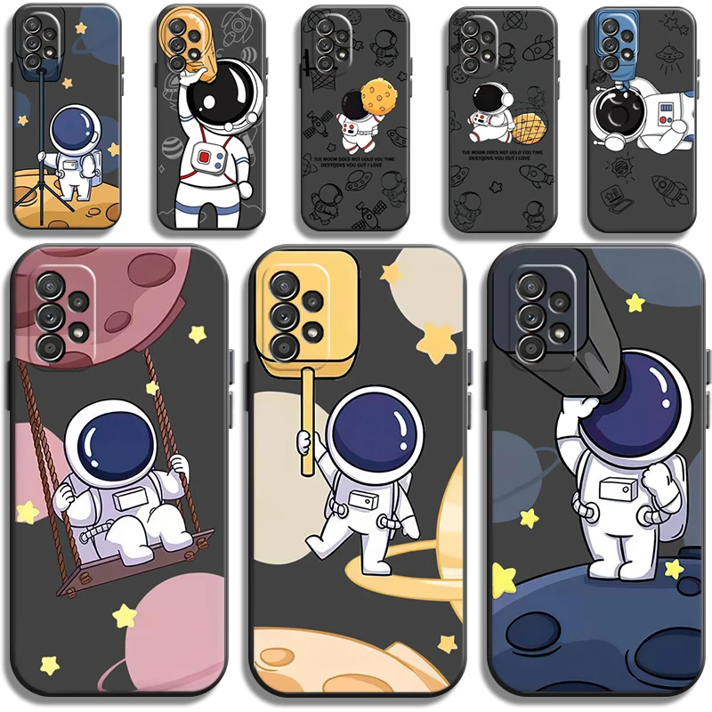 

Astronaut Fashion Phone Cases For Samsung Galaxy A22 5G A31 A72 A52 A71 A51 5G A42 5G A20 A21 A22 4G A22 5G A20 A32 5G A11