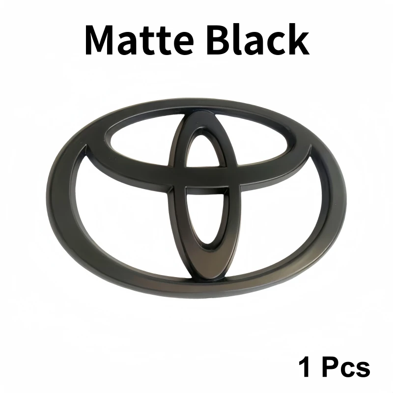

3D эмблема автомобиля Toyota, значок для передней решетки, капот, задний багажник, логотип Corolla Camry RAV4 Hilux Yaris, аксессуар