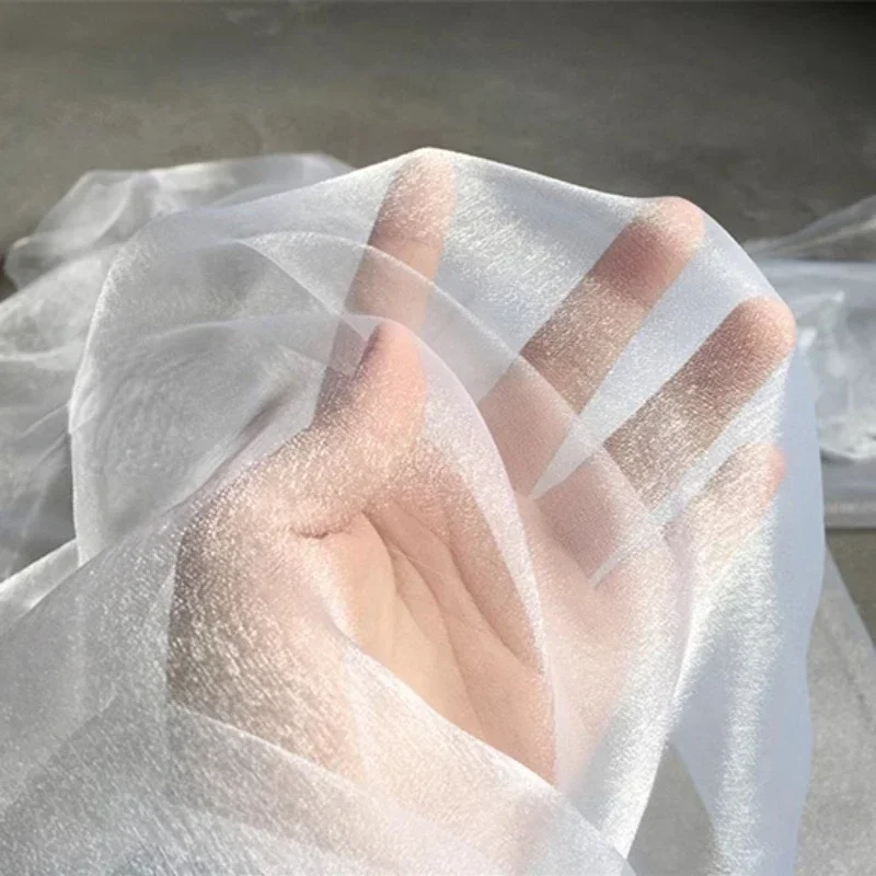 Прозрачная ткань из органзы для шитья сделай сам одежда пышная юбка свадебное