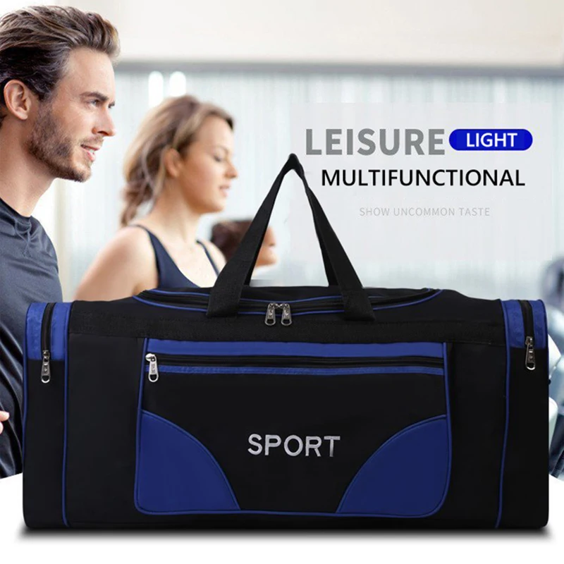 

Men Travel Bag Large Capacity Women Mummy Storage Bags Waterproof Luggage Bag Man's Gym Training Sports Camping Handbag X4D