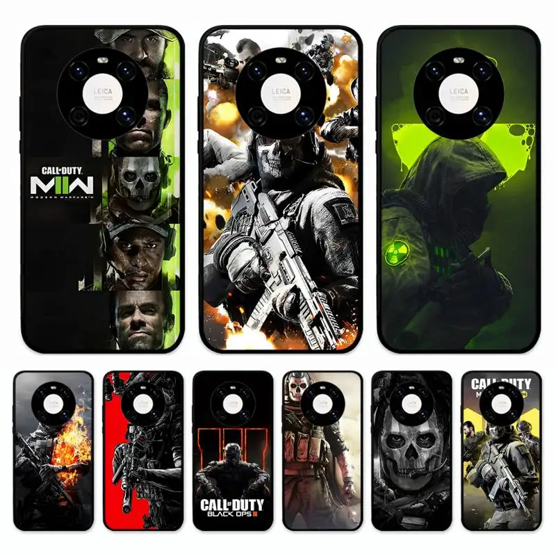 

LVTLV Hot Call of Game Duty Phone Case For Huawei Mate 10 20 30 40 50 lite pro Nova 3 3i 5 6 SE 7 pro 7SE