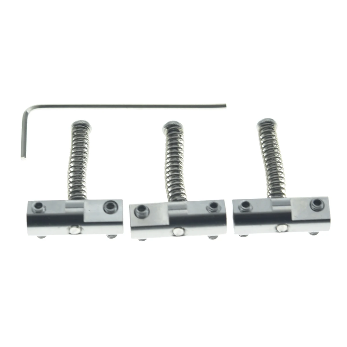 

Dopro Titanium Alloy Compensated Bridge Saddles Barrel Style Compensated Guitar Bridge Saddle for Vintage Tele/Telecaster