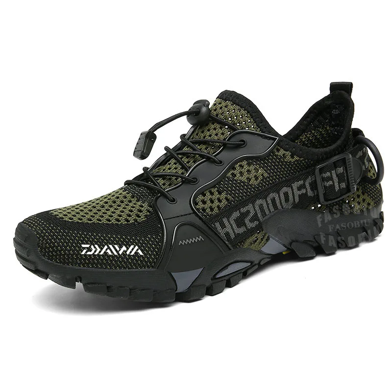 

Men's Wading Shoes Beach Non-slip Mountaineering Sneakers Breathable Outdoor Swimming Wear-resisting Rubber Fishing Shoes