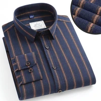 2022 new casual shirt youth springfall slim cotton striped square collar shirt men shirts men clothing mens business casual
