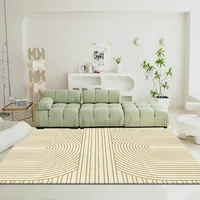 Living-Room Doormat Modern Minimalist Fresh Carpet Geometric Pattern Point Plastic Non-Slip Mat Porch Bedroom Crystal Velvet Rug