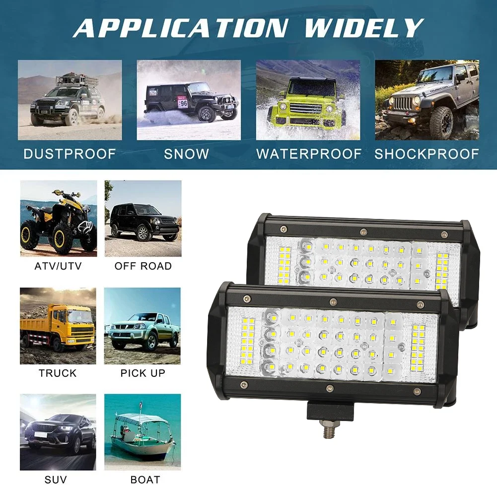 HYNBYZJ 7-дюймовые фонари для внедорожников тракторов грузовиков 4x4