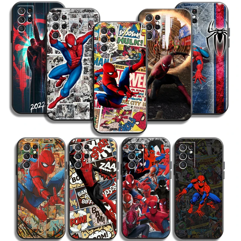 

Marvel Comics Phone Cases For Samsung Galaxy S20 FE S20 Lite S8 Plus S9 Plus S10 S10E S10 Lite M11 M12 Funda Coque Carcasa