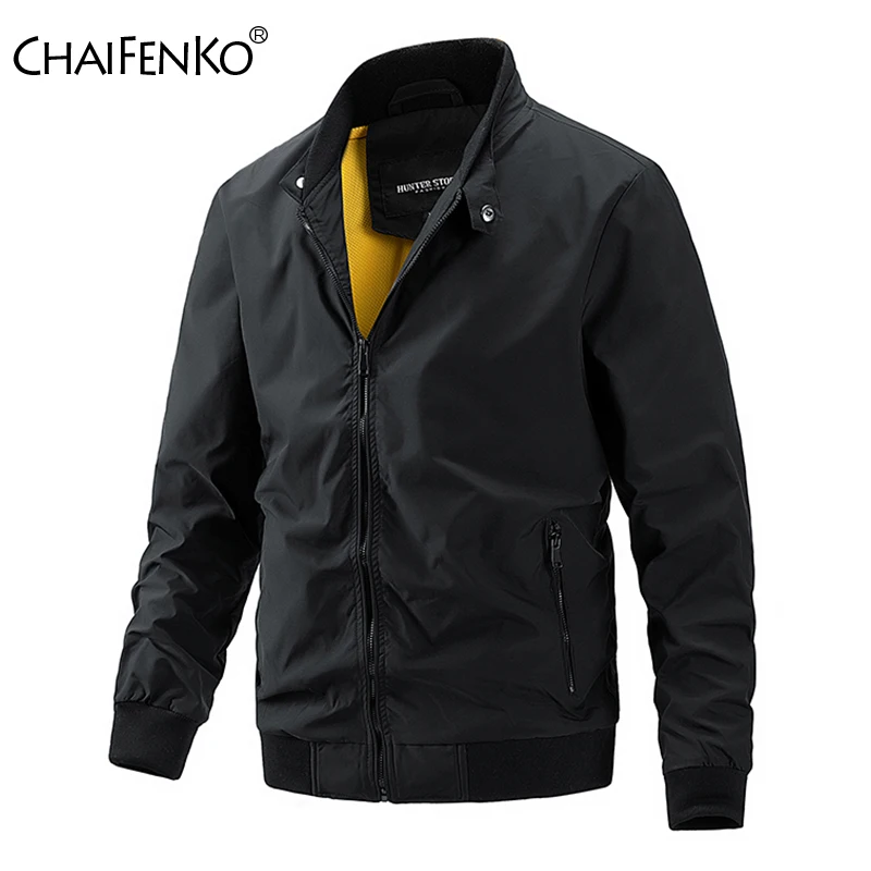 Men Bomber Jacket 2022 Spring Autumn New Fashion Solid Waterproof Casual Jacket Coat Men Tactics Military Soft Jacket Men M-5XL