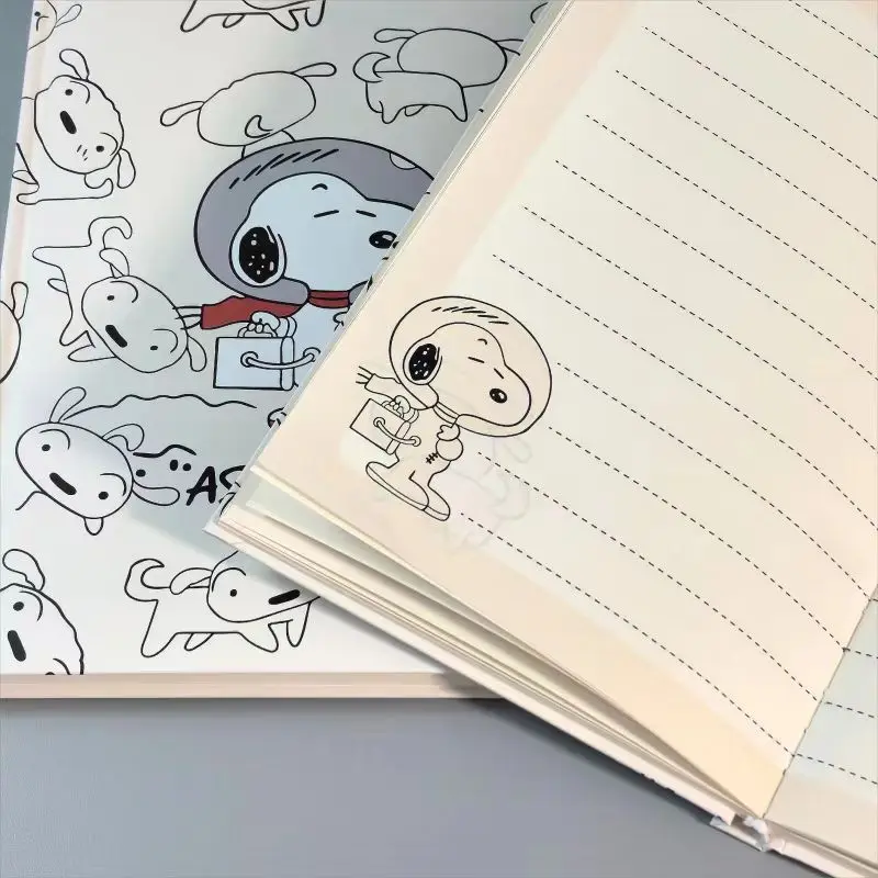 Новинка Блокнот Kawali peanut Snoopy в жестком корпусе блокнот с горизонтальной линией