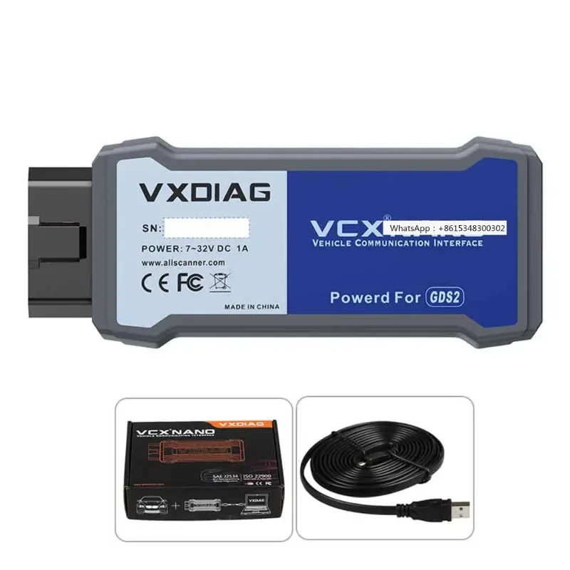 VXDIAG VCX N-ANO для G-M/O-PEL GDS2 USB D-диагностический инструмент