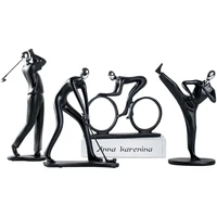art sculpture home decoration statue for sports music art home decor figurine gift for sportsman and musician home office decor