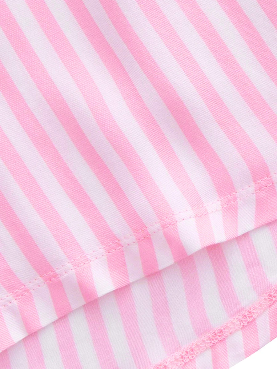 Женский пижамный комплект из 2 предметов костюмы для отдыха майка-топ в полоску с