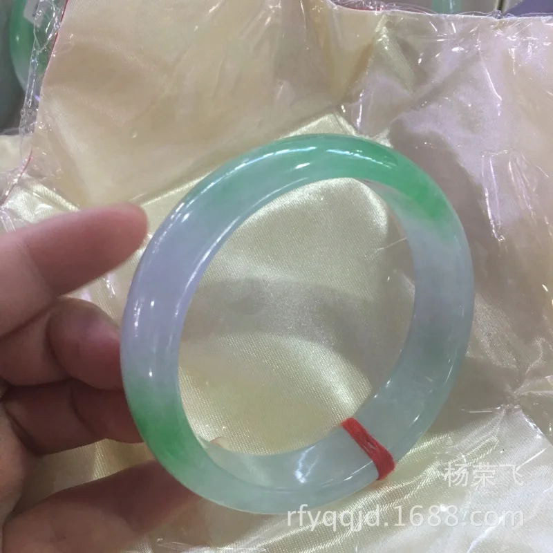 Браслет из бирманской древесины шахты светло-голубой зеленый лиловый жадеит