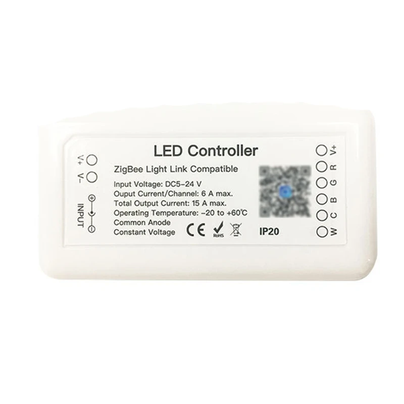 

Zigbee Smart Led Controller DC12V 24V DIM RGB RGBW RGBWW RGBCW RGBCCT Strip 2.4G RF Remote Voice Control