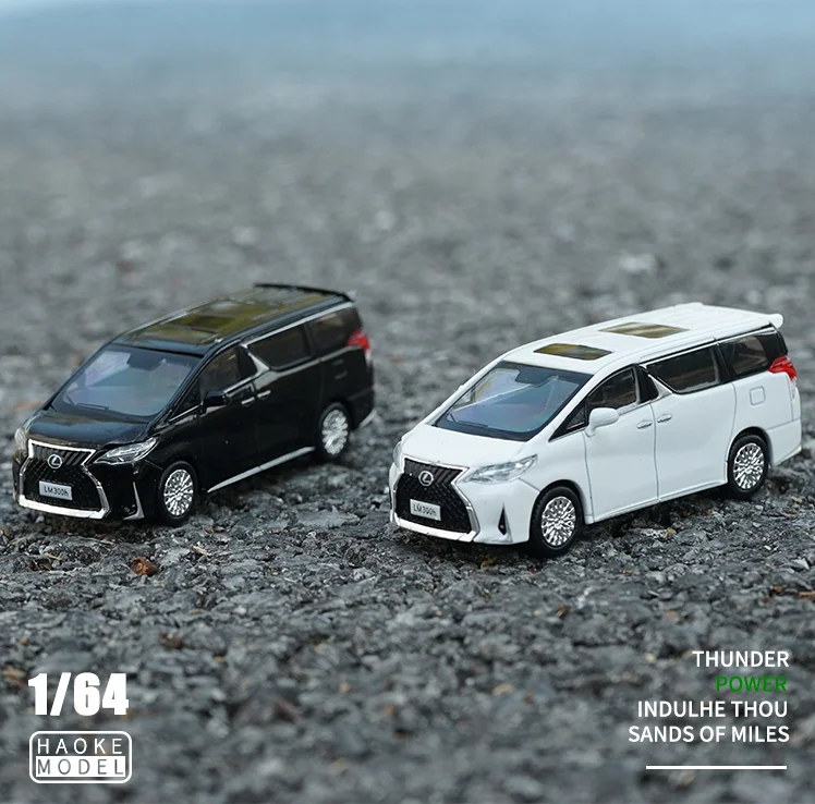 

DCT 1/64 For Toyota Lexus LM300 MVP Diecast Model Car Gifts White/Black Collection Ornaments Display