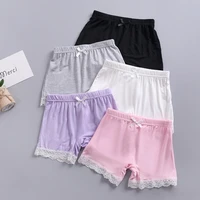 3pcs girls panties featured high quality modal delicate soft girls anti smudge safety panties blackwhite