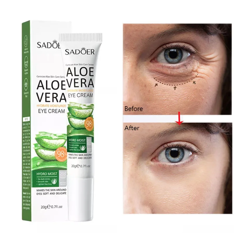 

Aloe Vera Lift Eye Cream Gel Contorno Occhi Anti Arrugas Bags Age Bolso Puffi Anticerne Antiojeras Creme Para Ojeras Olheira