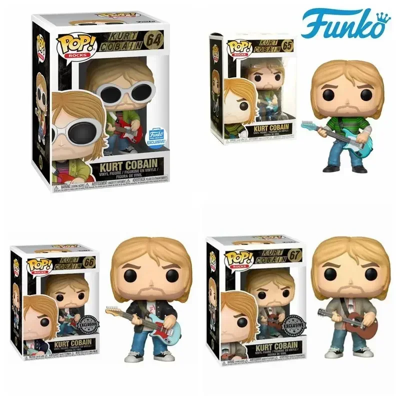 Rock-bottom Price Funko POP Star Singer KURT COBAIN 64 #   65 #   66 #   67 #   Виниловые фигурки, коллекция моделей, игрушка для подарков другу на день рождения (art.: 3920ca357f0eb) - 3920ca357f0eb