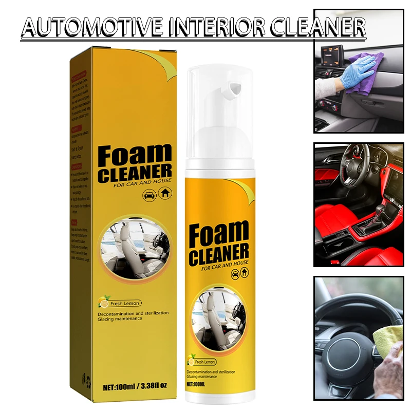 

Новый многофункциональный пенообразующий очиститель, защита от старения, очистка автомобильного сиденья, уход за интерьером, Очиститель пены с распылителем