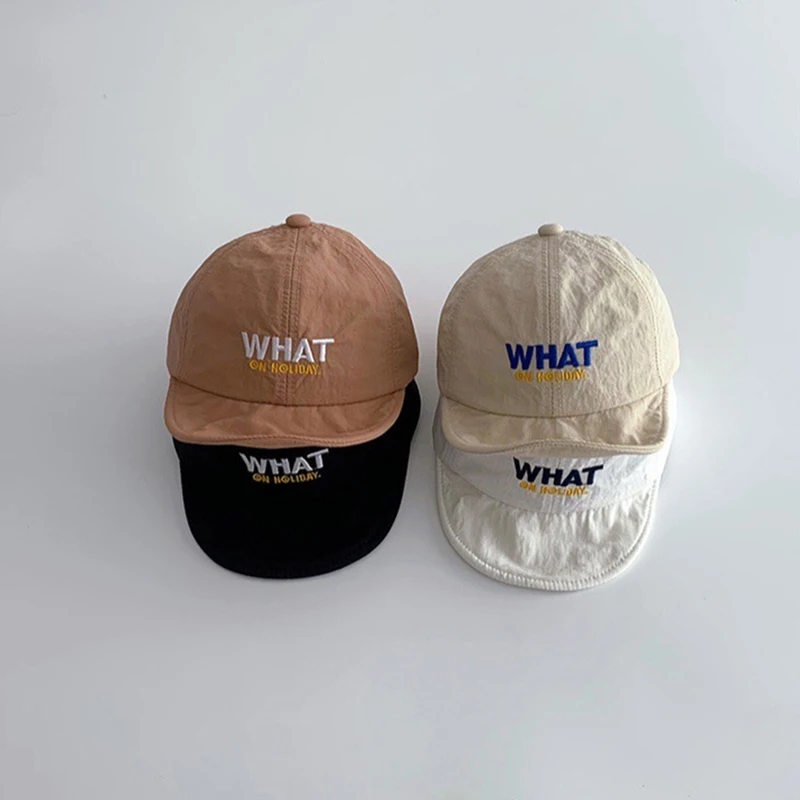 

Fashion Letter Baby Basketball Hat Spring Summer Baby Girl Sun Hat Kids Peaked Caps Newborn Photography Props Baby Accessories