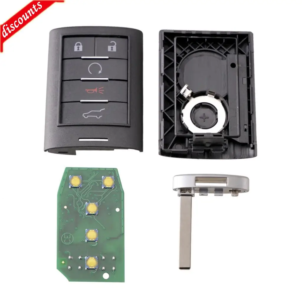 Сменный Автомобильный ключ J01 NBG009768T частота 315 5 кнопок для Cadillac 2010-2015 SRX 2013-2014 ATS XTS