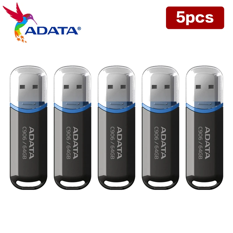 USB-флеш-накопитель ADATA C906 100% оригинальный 64 ГБ 32 16 USB 2 0