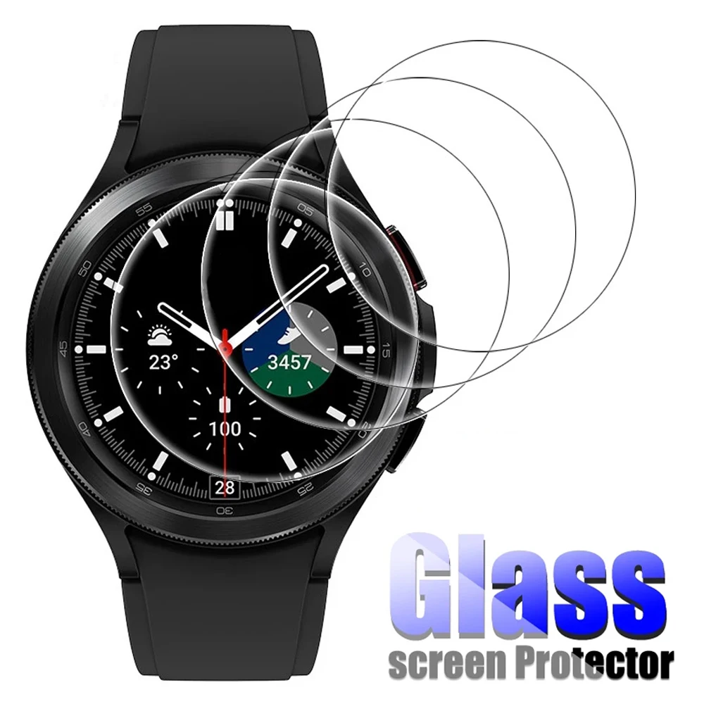 

For Samsung Galaxy Watch 3 41 42 45 46mm Tempered Glass Screen Protector For Watch Geat S2 S3 Sport Acitve 2 40 44mm Accessories