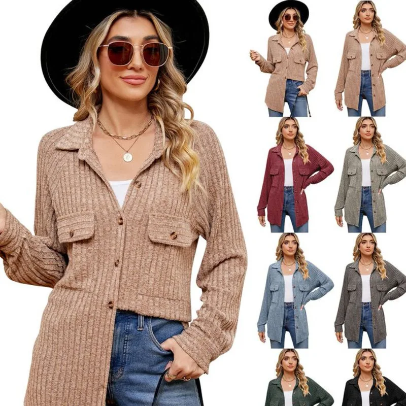 

Женский кардиган, модные топы, однотонные простые однобортные повседневные уличные модные классические пальто в стиле Харадзюку с длинным рукавом