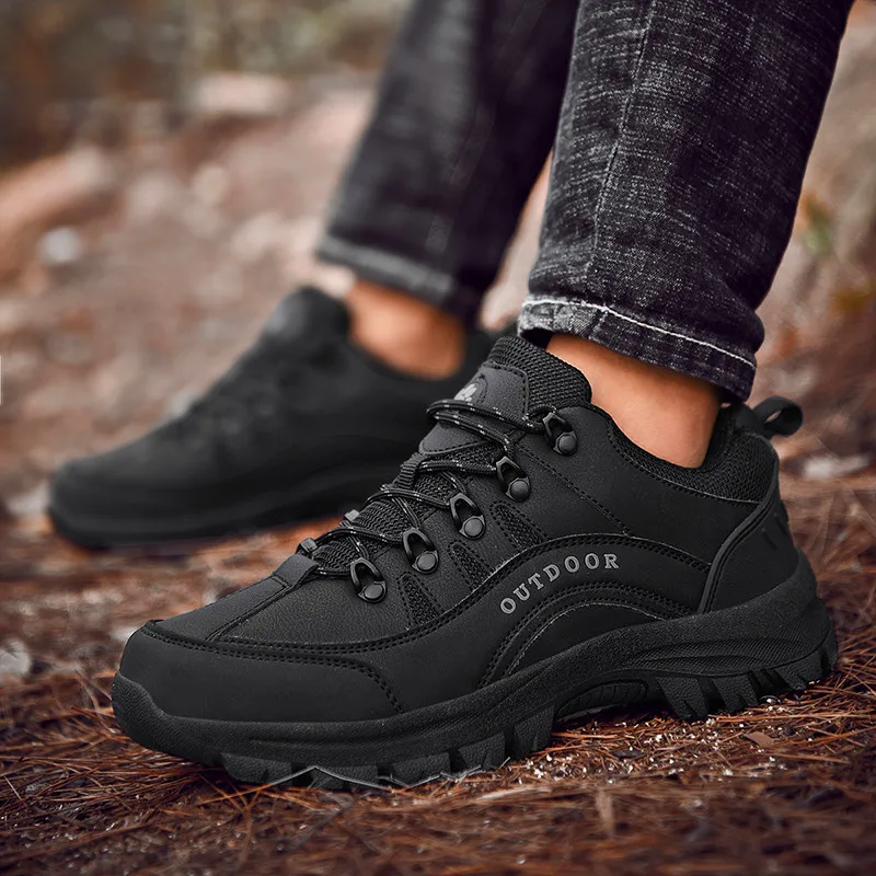 New Arrival Classics Style Men Hiking Shoes Winter Outdoor Trekking Sneakers Men Warm Lace Up Sport Shoes for Men Plus Size 49