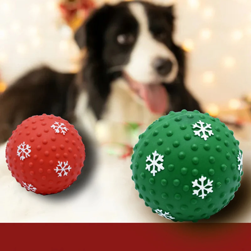 

Интерактивные товары для животных, собак Рождественская игрушка-пазл с эластичным шариком