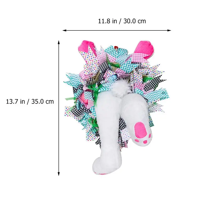 

1Pc Easter Scene Decorative Cartoon Rabbit Adornment Home Decor Hanging for Kids Party Decoration